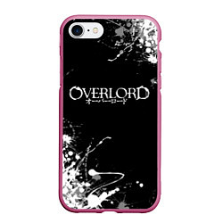 Чехол iPhone 7/8 матовый Overlord, цвет: 3D-малиновый