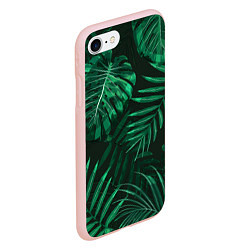 Чехол iPhone 7/8 матовый Я из джунглей, цвет: 3D-светло-розовый — фото 2