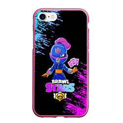 Чехол iPhone 7/8 матовый BRAWL STARS TARA, цвет: 3D-малиновый