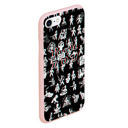 Чехол iPhone 7/8 матовый Vault Boy Стерео красныйсиний, цвет: 3D-светло-розовый — фото 2