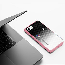 Чехол iPhone 7/8 матовый BMW, цвет: 3D-баблгам — фото 2