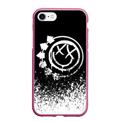 Чехол iPhone 7/8 матовый Blink-182 7, цвет: 3D-малиновый