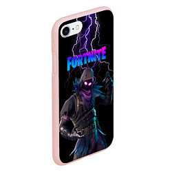 Чехол iPhone 7/8 матовый Raven Fortnite, цвет: 3D-светло-розовый — фото 2