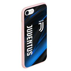 Чехол iPhone 7/8 матовый JUVENTUS, цвет: 3D-светло-розовый — фото 2