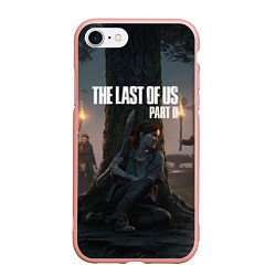 Чехол iPhone 7/8 матовый The Last of Us part 2, цвет: 3D-светло-розовый