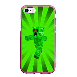 Чехол iPhone 7/8 матовый Minecraft