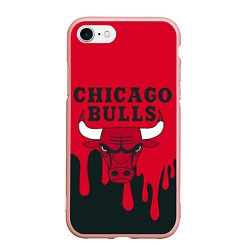 Чехол iPhone 7/8 матовый Chicago Bulls