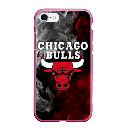 Чехол iPhone 7/8 матовый CHICAGO BULLS