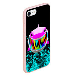Чехол iPhone 7/8 матовый 6IX9INE, цвет: 3D-светло-розовый — фото 2