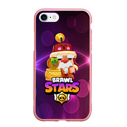 Чехол iPhone 7/8 матовый BRAWL STARS GALE, цвет: 3D-баблгам