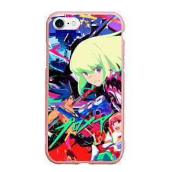 Чехол iPhone 7/8 матовый PROMARE, цвет: 3D-светло-розовый