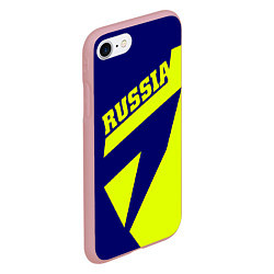 Чехол iPhone 7/8 матовый Russia, цвет: 3D-баблгам — фото 2