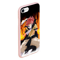 Чехол iPhone 7/8 матовый FAIRY TAIL ХВОСТ ФЕИ, цвет: 3D-светло-розовый — фото 2