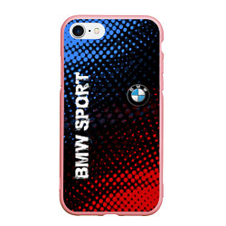 Чехол iPhone 7/8 матовый BMW SPORT, цвет: 3D-баблгам