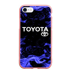 Чехол iPhone 7/8 матовый TOYOTA, цвет: 3D-баблгам