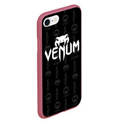 Чехол iPhone 7/8 матовый VENUM ВЕНУМ, цвет: 3D-малиновый — фото 2