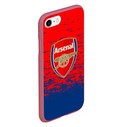 Чехол iPhone 7/8 матовый ARSENAL, цвет: 3D-малиновый — фото 2