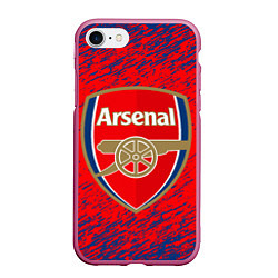 Чехол iPhone 7/8 матовый ARSENAL, цвет: 3D-малиновый