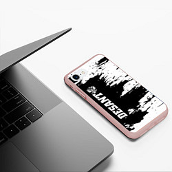 Чехол iPhone 7/8 матовый Десант, цвет: 3D-светло-розовый — фото 2