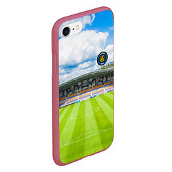 Чехол iPhone 7/8 матовый FC INTER, цвет: 3D-малиновый — фото 2