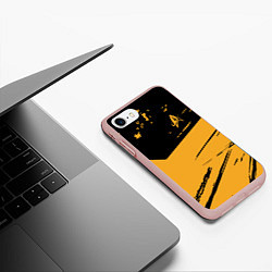Чехол iPhone 7/8 матовый Star Trek, цвет: 3D-светло-розовый — фото 2