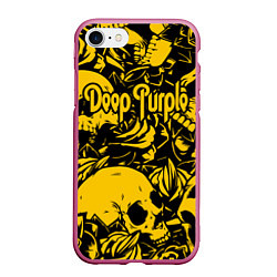 Чехол iPhone 7/8 матовый Deep Purple, цвет: 3D-малиновый