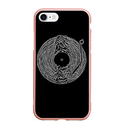 Чехол iPhone 7/8 матовый JOY DIVISION, цвет: 3D-светло-розовый