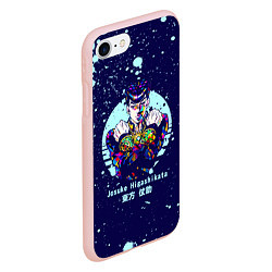 Чехол iPhone 7/8 матовый JoJo Bizarre Adventure, цвет: 3D-светло-розовый — фото 2