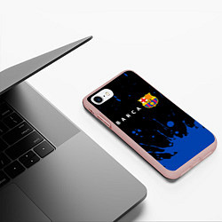 Чехол iPhone 7/8 матовый BARCELONA БАРСЕЛОНА, цвет: 3D-светло-розовый — фото 2