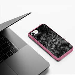 Чехол iPhone 7/8 матовый BRING ME THE HORIZON, цвет: 3D-малиновый — фото 2