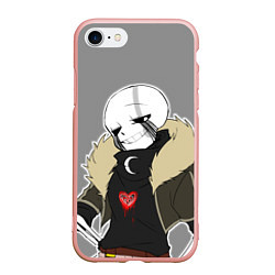 Чехол iPhone 7/8 матовый UNDERTALE, цвет: 3D-светло-розовый