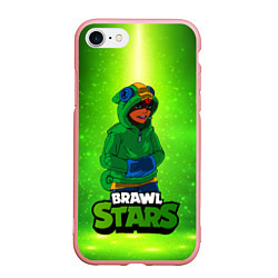 Чехол iPhone 7/8 матовый Brawl Stars Leon, цвет: 3D-баблгам