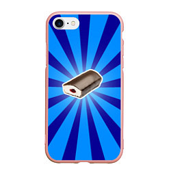 Чехол iPhone 7/8 матовый Глазированный сырок, цвет: 3D-светло-розовый