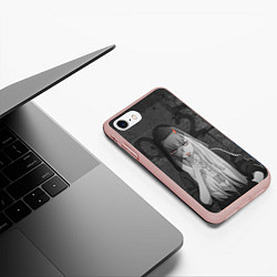Чехол iPhone 7/8 матовый Zero Two, цвет: 3D-светло-розовый — фото 2