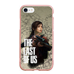 Чехол iPhone 7/8 матовый The Last of us, цвет: 3D-светло-розовый