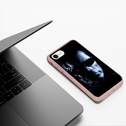 Чехол iPhone 7/8 матовый T800, цвет: 3D-светло-розовый — фото 2