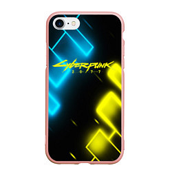 Чехол iPhone 7/8 матовый CYBERPUNK2077 КИБЕРПАНК, цвет: 3D-светло-розовый