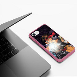 Чехол iPhone 7/8 матовый Волшебник воин Орфен, цвет: 3D-малиновый — фото 2