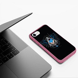 Чехол iPhone 7/8 матовый Project Ashe, цвет: 3D-малиновый — фото 2