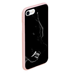 Чехол iPhone 7/8 матовый Wolf, цвет: 3D-светло-розовый — фото 2