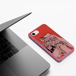Чехол iPhone 7/8 матовый Viking, цвет: 3D-малиновый — фото 2