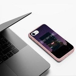 Чехол iPhone 7/8 матовый Street Drift Gang Дрифт, цвет: 3D-светло-розовый — фото 2