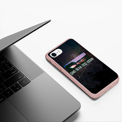 Чехол iPhone 7/8 матовый Drift Даю угла под фонк, цвет: 3D-светло-розовый — фото 2