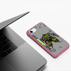 Чехол iPhone 7/8 матовый Земеля Dota 2, цвет: 3D-малиновый — фото 2