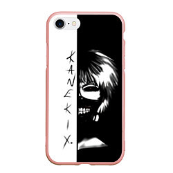 Чехол iPhone 7/8 матовый Kaneki X Tokyo Ghoul, цвет: 3D-светло-розовый