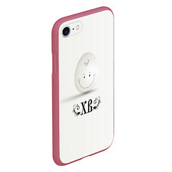 Чехол iPhone 7/8 матовый Пасха, цвет: 3D-малиновый — фото 2