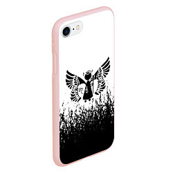 Чехол iPhone 7/8 матовый Placebo, цвет: 3D-светло-розовый — фото 2