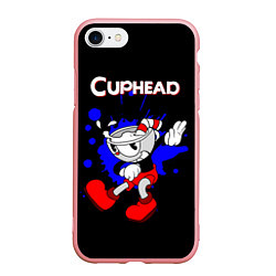Чехол iPhone 7/8 матовый Cuphead, цвет: 3D-баблгам