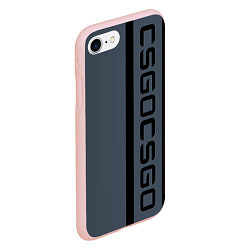 Чехол iPhone 7/8 матовый CSGO, цвет: 3D-светло-розовый — фото 2