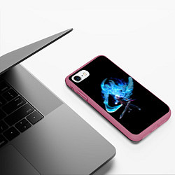 Чехол iPhone 7/8 матовый Soul of Neuro, цвет: 3D-малиновый — фото 2
